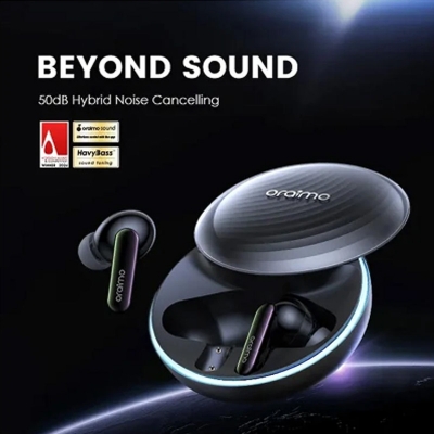 Picture of Oraimo SpaceBuds Space Grey TWS Bluetooth Earbuds #OTW-630