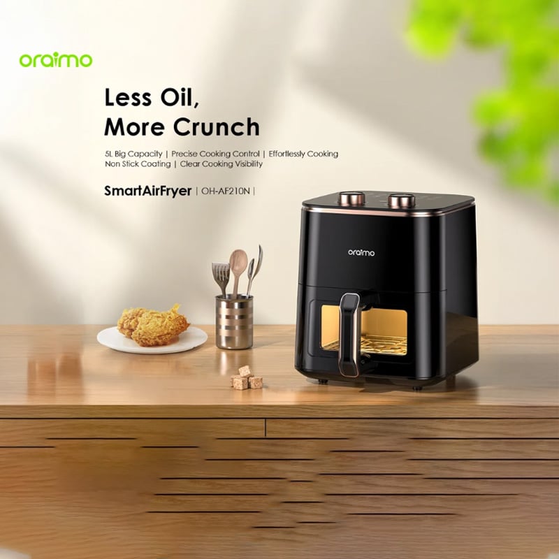 Picture of Oraimo SmartAirFryer 1500W Cooking Visible Smart Air Fryer ( OH-AF210N )