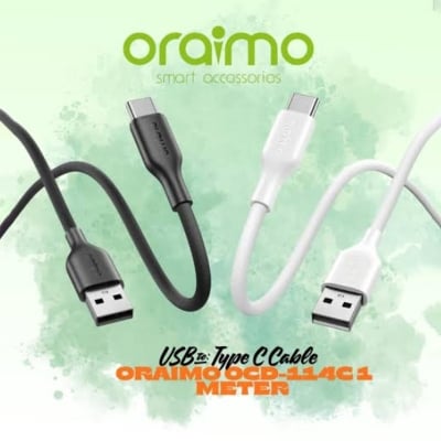 Picture of oraimo RobustLine 2A 1M Type-C Cable OCD-114C-BLACK
