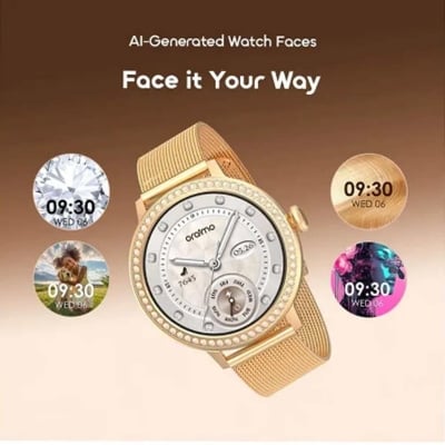 Picture of Oraimo Watch Muse 2 OSW-833N AMOLED Bluetooth Calling Rose Gold Smart Watch