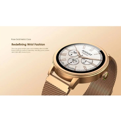 Picture of Oraimo Watch Muse Rose Gold Bluetooth Calling Smart Watch #OSW-831N