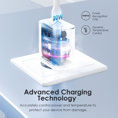 Picture of oraimo PowerCube 20 20W Wall Charger Kit  OCW-E106S-CL55