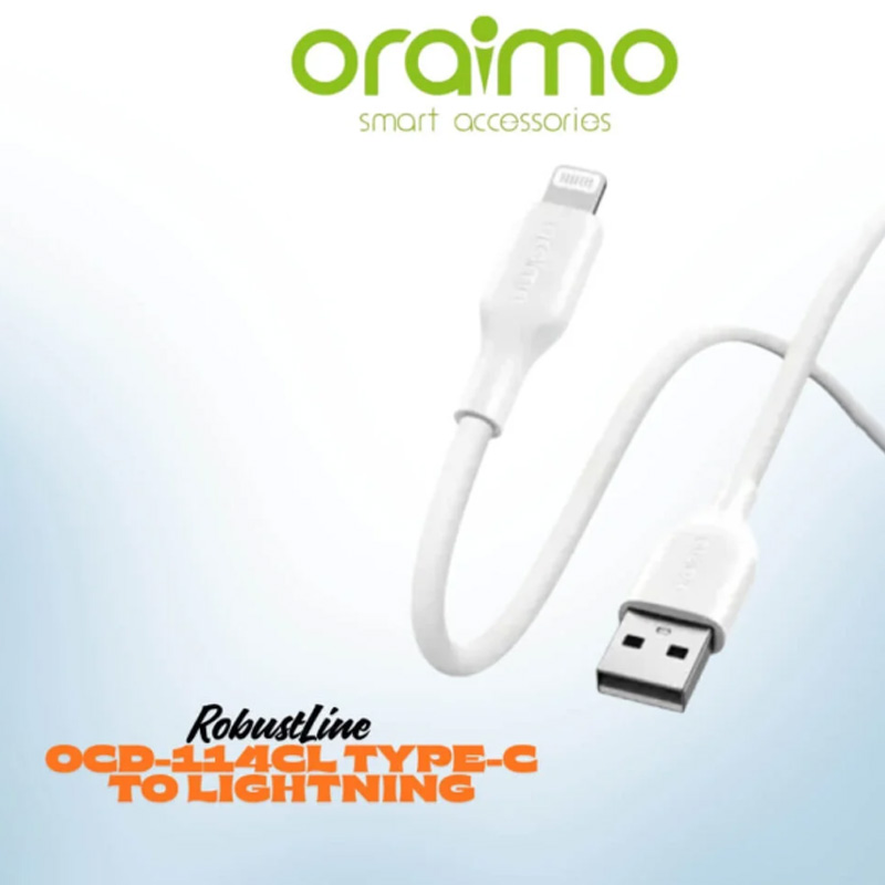 Picture of oraimo RobustLine 2A 1M Type-C Cable OCD-114C-BLACK