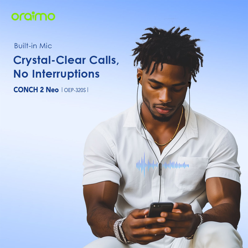 Picture of oraimo CONCH 2 Neo oraimo CONCH 2 Neo Wired Earphones