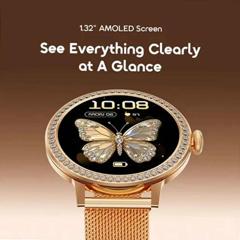 Picture of Oraimo Watch Muse 2 OSW-833N AMOLED Bluetooth Calling Rose Gold Smart Watch