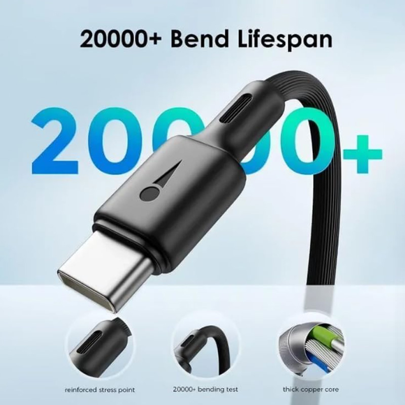 Picture of Oraimo USB C To USB C 3A Data Cable Black - (OCD-114CC)