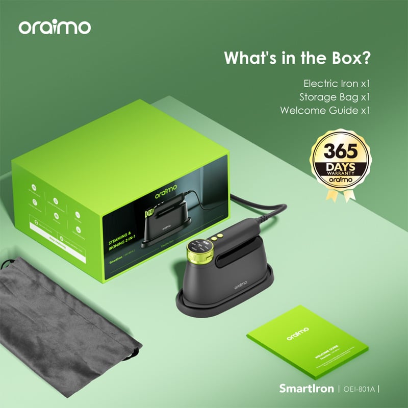 Picture of oraimo SmartIron 1740W Portable Electric Iron