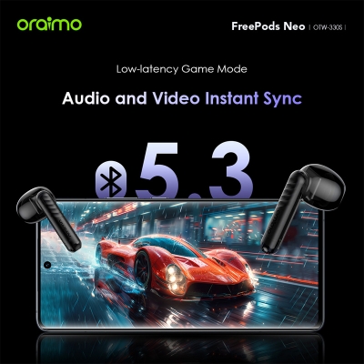 Picture of Oraimo FreePods Neo Mysterious Blue TWS Bluetooth Earbuds #OTW-330S