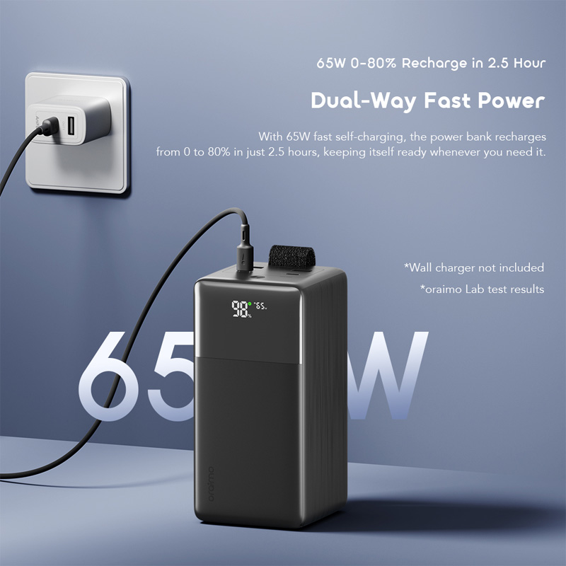 Picture of oraimo PowerJet 501 50000mAh 85W Fast Charging Power Banks