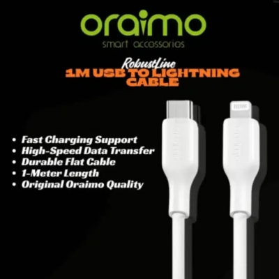 Picture of oraimo RobustLine 2A 1M Lightning Cable OCD-114L