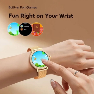 Picture of Oraimo Watch Muse 2 OSW-833N AMOLED Bluetooth Calling Rose Gold Smart Watch