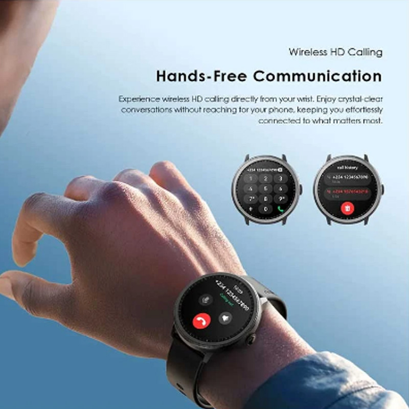 Picture of Oraimo Watch 5R OSW-820 AMOLED Black Bluetooth Calling Smart Watch