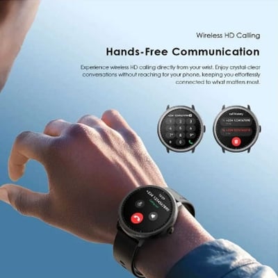 Picture of Oraimo Watch 5R OSW-820 AMOLED Black Bluetooth Calling Smart Watch