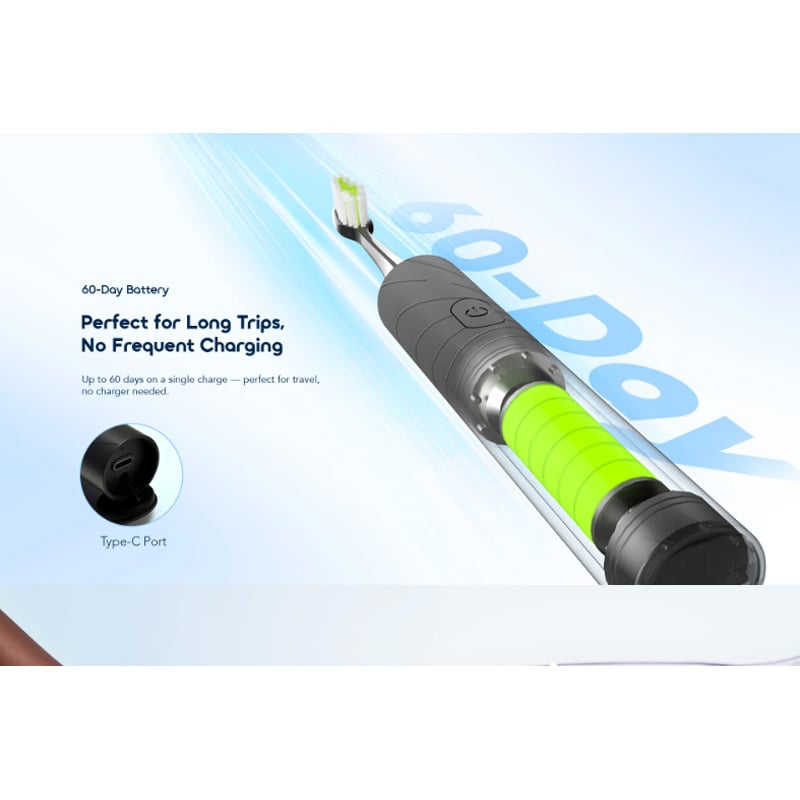 Picture of Oraimo Electric Toothbrush (OPC-ET500N)- GRAPHITE BLACK