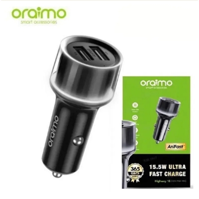 Picture of Oraimo Highway 15 Car Charger (OCC-1152D)- Black