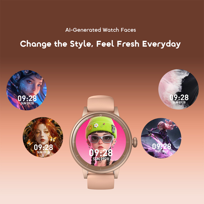 Picture of Oraimo Watch Muse 2 Lite Bluetooth Calling Rose Gold Smart Watch OSW-827N