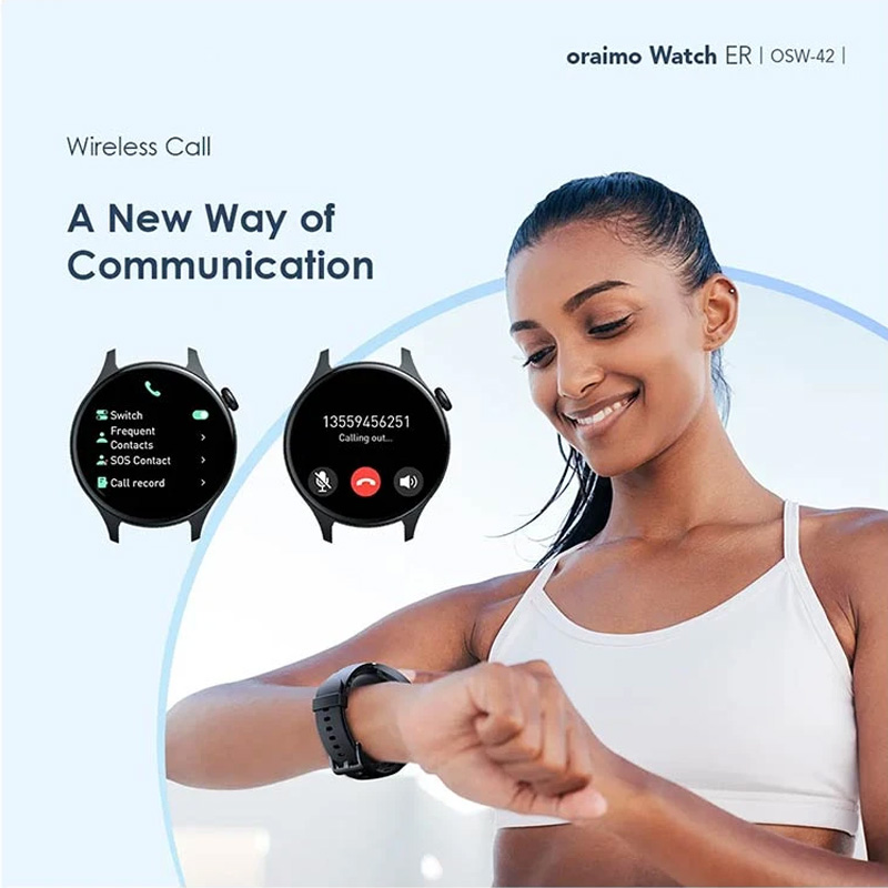 Picture of Oraimo Watch ER OSW-42 Amoled Black Smart Watch