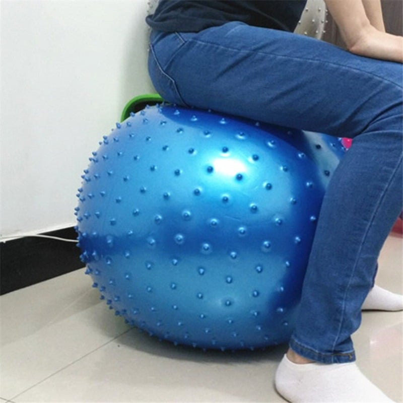 Picture of Jim Exercise Ball/Pumper/Body Fitness Yoga Ball (75 Cm) - Immerse Yourself In Fitness - Premium-Quality Jim Exercise Ball Multicolor