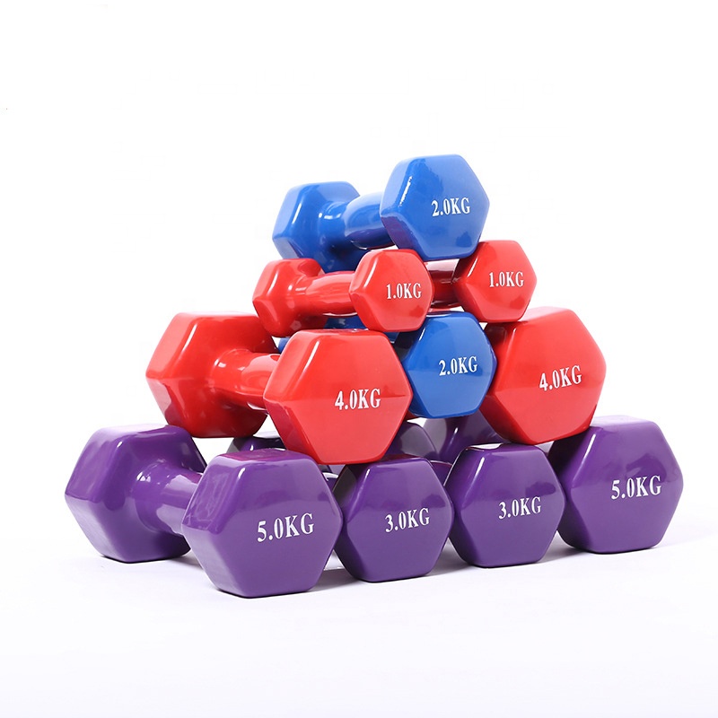 Picture of Vinyl Dumbbell 1 Kg with Pair - Red 