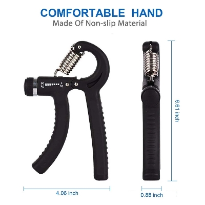 Picture of New 5-60Kg Gym Fitness Hand Grip For Men Adjustable Finger Heavy Exerciser Strength Muscle Recovery Hand Gripper Trainer - Improve Hand Strength Multicolor