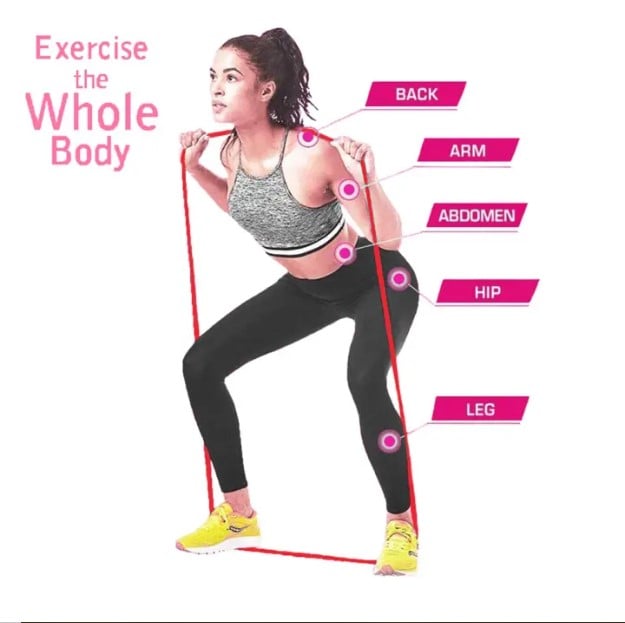 Picture of 13Mm Pull Up Assist Resistance Band - Ideal For Stretching, Fitness Training, And Powerlifting - Premium Natural Tpe & Latex Therabands Red