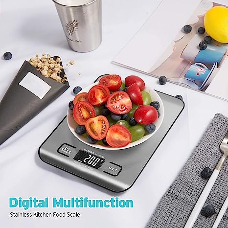Picture of Cimiva Stainless Steel Kitchen Scale 5Kg 10Kg Kitchen Scale Food Mini Jewelry Said Multicolor