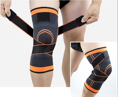 Picture of 1PC Sports Kneepad Men Pressurized Elastic Bandage Knee Pads Support Fitness Gear Basketball Volleyball football Brace Protector Multicolor