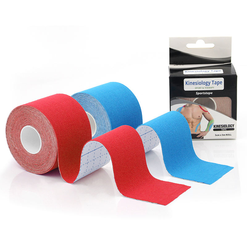 Picture of Elastic Kinesiology Tape Athletic Recovery Sports Safety Muscle Pain Relief Knee Pads Support Gym Fitness Bandage Multicolor