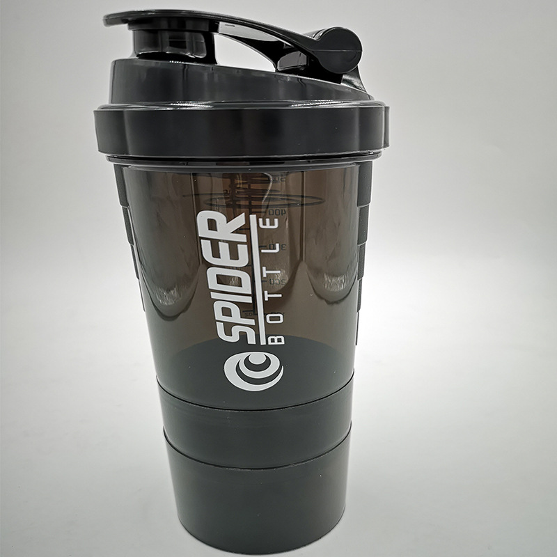 Picture of Sport Shaker Water Bottle 3 In 1 Spider Shaker - Ideal For Gym Use - Bpa Free And Convenient 500Ml Capacity - Perfect For Protein Shakes Multicolor