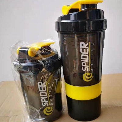 Picture of Sport Shaker Water Bottle 3 In 1 Spider Shaker - Ideal For Gym Use - Bpa Free And Convenient 500Ml Capacity - Perfect For Protein Shakes Multicolor