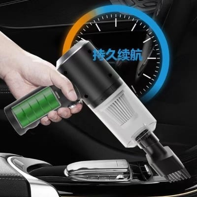 Picture of High Quality 3 in 1 Mini Car Vacuum Cleaner & Air Blower Cordless Handheld Auto Vacuum Cleaner for Car Interior, Home, Computer, USB Rechargeable Handheld Vacuum Cleaner Home Cleaning Tools (healthproo) Multicolor