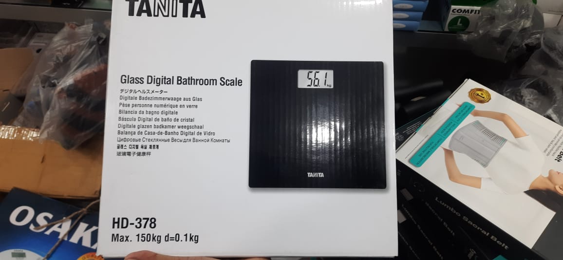 Picture of Tanita Automatic Personal Digital Weight Machine With Large LCD Display and 4 Sensor Technology For Accurate Weight Measurement Multicolor