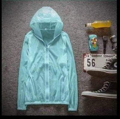 Picture of Men's Cycling Jackets Summer Sun Protection Clothing Hooded Breathable Lightweight Anti-UV Coat Multicolor