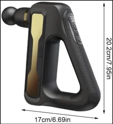 Picture of Facial Gun HB 003-Massager Gun-Body Massager-Full Body Massager-Massager for Neck-Shoulder-Legs-Healthproo Multicolor