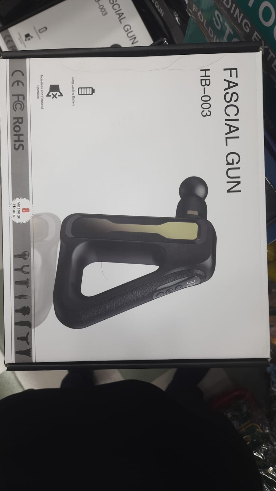 Picture of Facial Gun HB 003-Massager Gun-Body Massager-Full Body Massager-Massager for Neck-Shoulder-Legs-Healthproo Multicolor