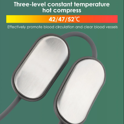 Picture of Smart Hanging Neck Protector Shoulder Cervical Spine Massager Mini Pulse Neck Artifact Dredging Spine Hot Compress Massage-Healthproo Multicolor