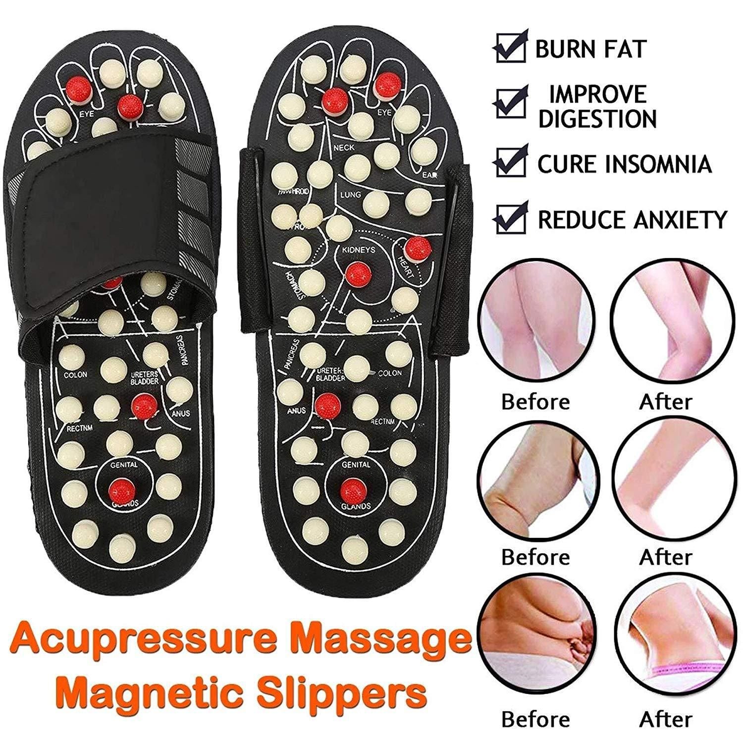 Picture of Relax with a Foot Massage Diabetic Sleeper for Total Body Relaxation - Very Comfortable and Good For Health, Easy to Clean-Health Proo Multicolor