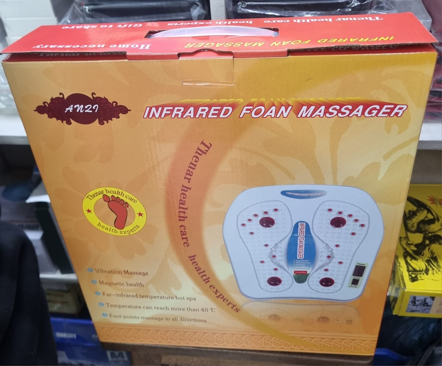Picture of Infrared Foot Massager - White Multicolor