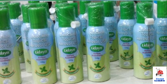 Picture of Lidayn Lidocaine Topical Aerosol Spray (heathproo) Multicolor