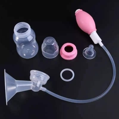 Picture of Apple.Bear Brest Pump Manual Control Mom Breastfeeding Baby Milk Suction Feeding Newborn Bottle 1 Gift set -healtproo Multicolor