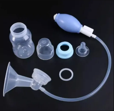 Picture of Apple.Bear Brest Pump Manual Control Mom Breastfeeding Baby Milk Suction Feeding Newborn Bottle 1 Gift set -healtproo Multicolor