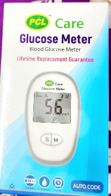 Picture of PCL CARE Blood Glucose Monitoring Meter With Free 10 Strips - Health Care Multicolor
