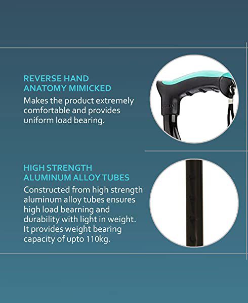 Picture of Tynor Walking Stick - stick-healthproo Multicolor