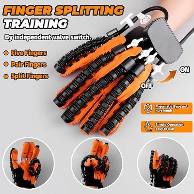 Picture of Rehabilitation Robotic Gloves,Stroke Therapy Equipment for Adults,Hand Rehabilitation Robot Gloves,Stroke Recovery 