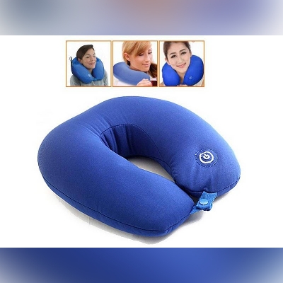 Picture of Travel pillow vibrating Neck Massage Cushion Pillow Multicolor