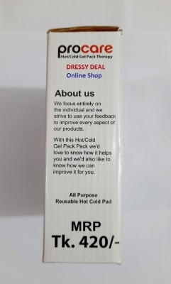Picture of ProCare Hot and Cold Compress Gel Pack Therapy Bag Multicolor