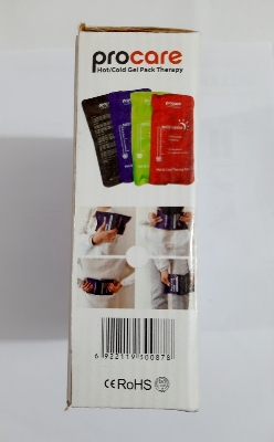 Picture of ProCare Hot and Cold Compress Gel Pack Therapy Bag Multicolor