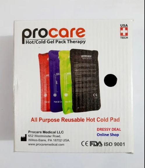 Picture of ProCare Hot and Cold Compress Gel Pack Therapy Bag Multicolor
