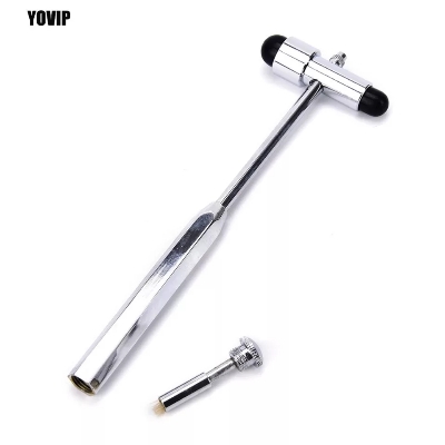 Picture of 1pc Multifunctional Neurological Buck Hammer Percussor Diagnostic Reflex Dual Head Percussion Hammer Medical Tool Kit Multicolor