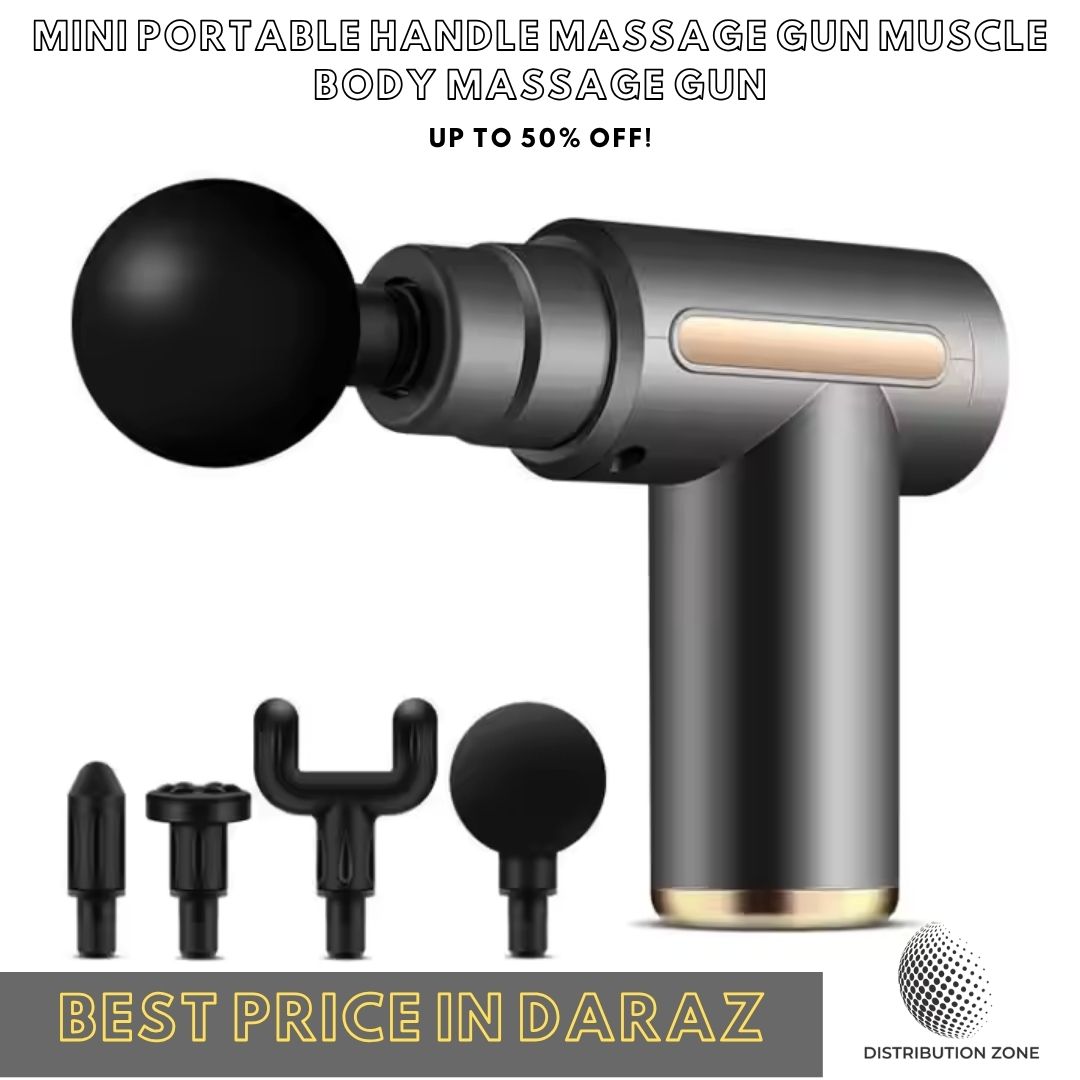 Picture of Organization Stimulator Mini Portable Handle Massage Gun Muscle Body Massage Gun Pain Relief Multicolor